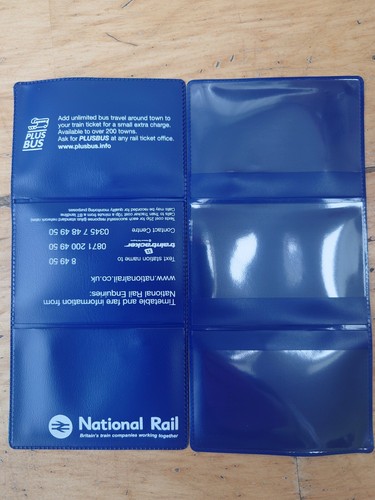 National rail blue ticket pass - national,