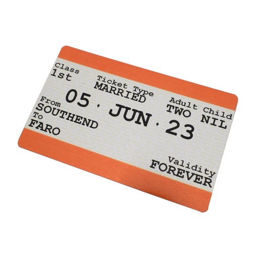 Personalised train ticket - train,