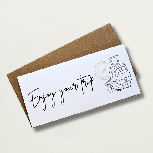 Travel money wallet - card, for