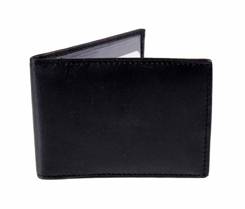 Leather travel card - card, holder