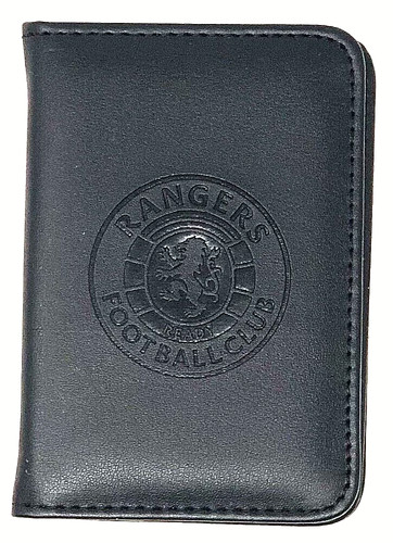 Rangers bank card embossed - fc,