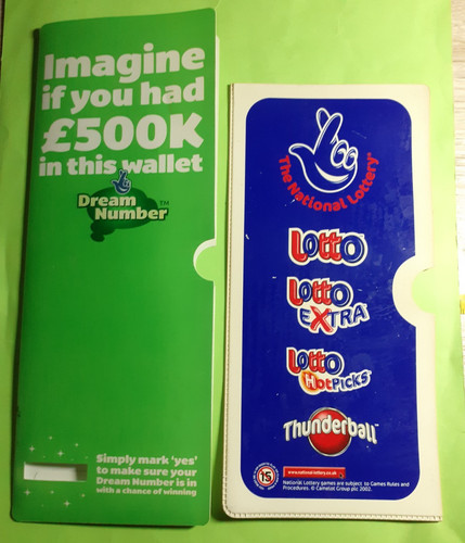 Vintage original uk lottery - original,