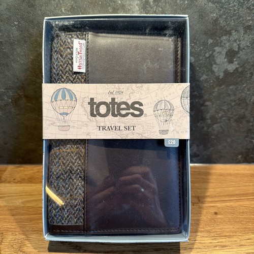 Harris tweed travel set - tweed, by