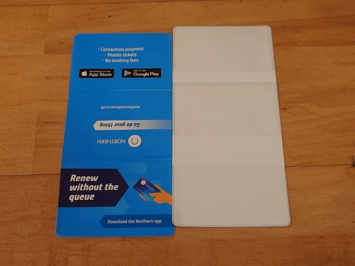 Northern rail ticket wallet - ticket,