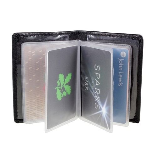 Real leather travel card - travel,