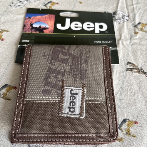Jeep men wallet with tag - jeep,