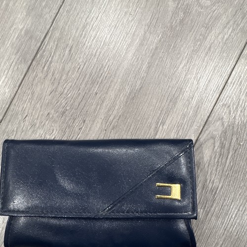 Vintage navy travel document - navy,