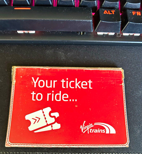 Virgin trains beam ticket - trains,