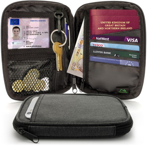 Small travel wallet passport - travel,