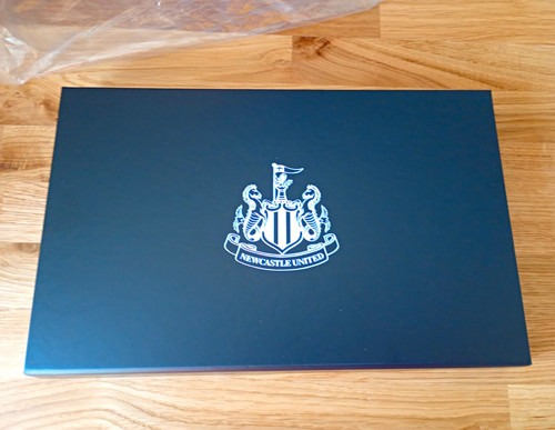 Newcastle united black faux - united,