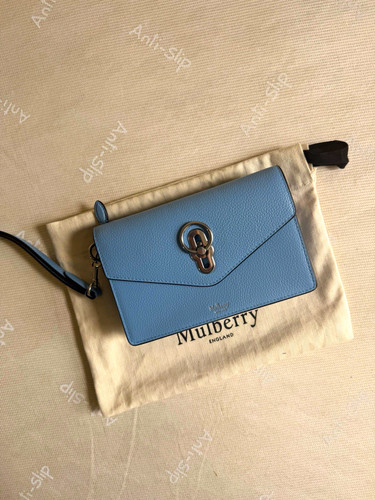 Mulberry blue leather wallet - blue,